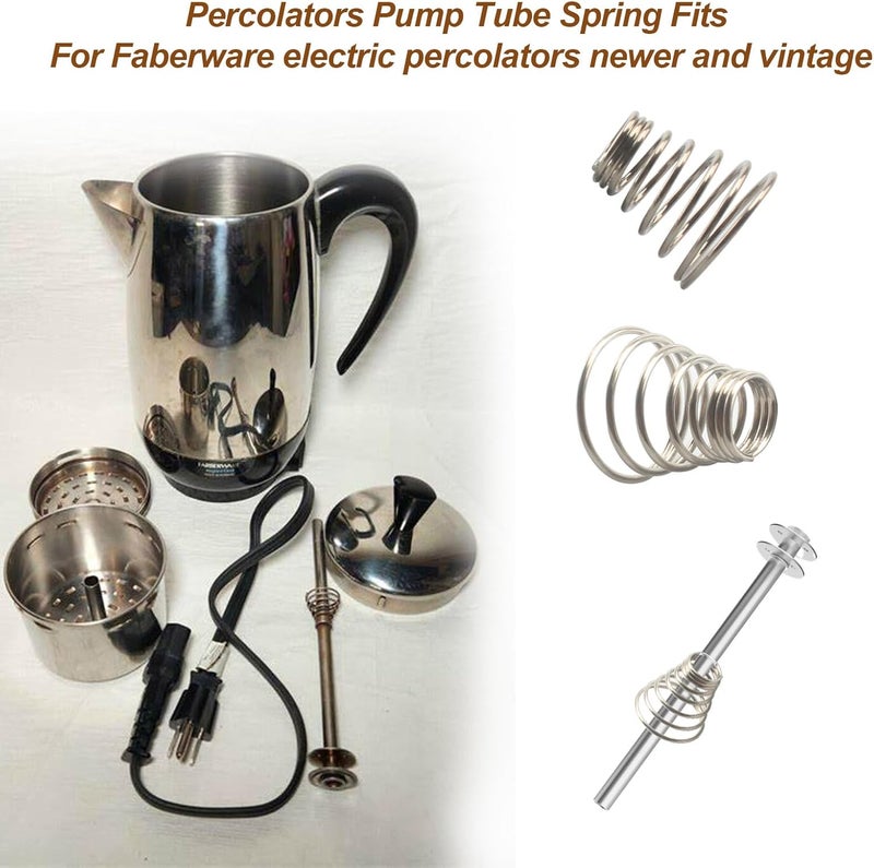 GEAIN Percolators Pump Tube Spring Fits For Farberware Electric Coffee Percolators - Image 4